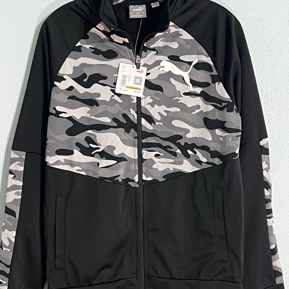 Brand new long sleeve puma jacket with tags